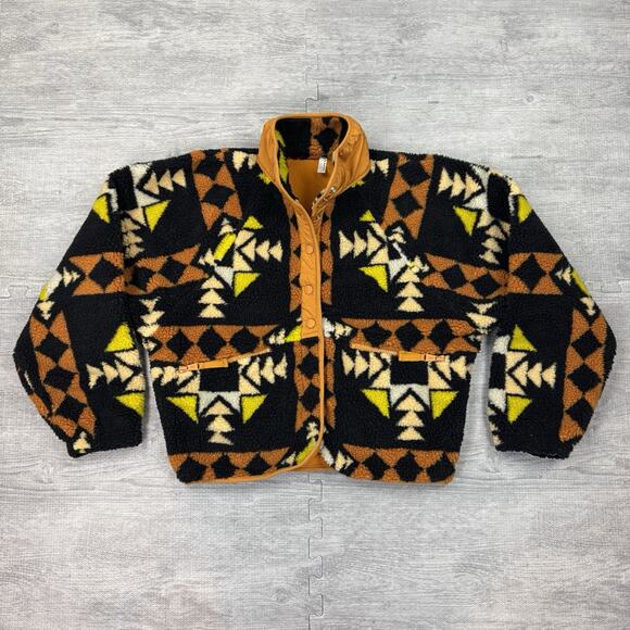 FP Free People Movement Rocky Ridge Jacket Night Sky Combo Hit The Slopes Sherpa - Picture 11 of 12